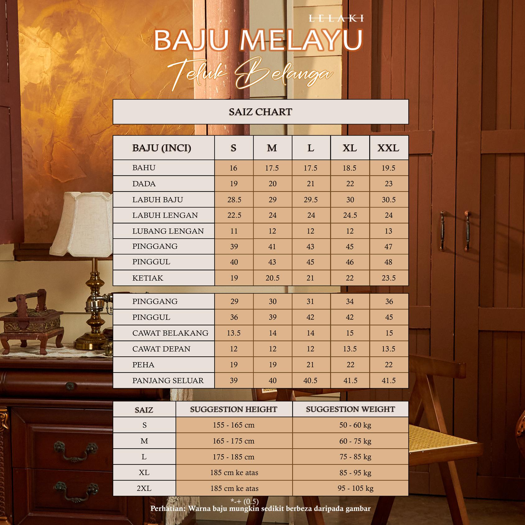 BAJU MELAYU TELUK BELANGA